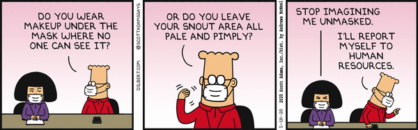 Dilbert and Mask