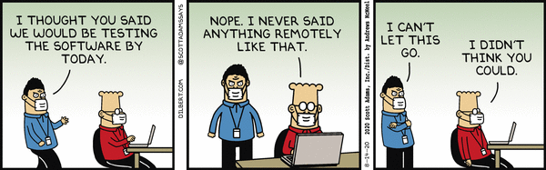 Dilbert and Testing